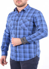 ARMA Men Shirts %100 Cotton Plaid Woven